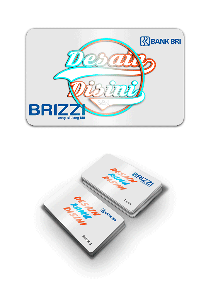 Brizzi Custom, Desain Sendiri Kartu Brizzi | e-Money e-Toll