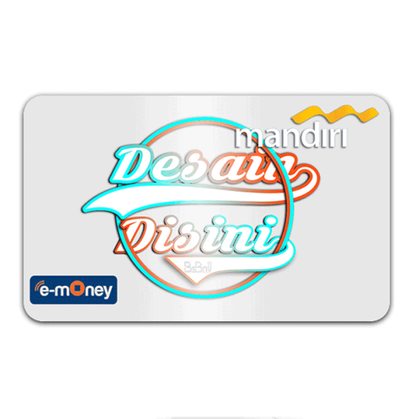 kartu e-money mandiri desain sesuka hati