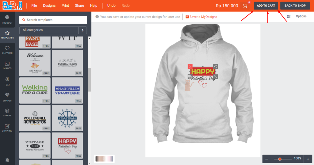 desain hoodie online